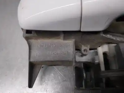 Second-hand car spare part exterior left rear door handle for citroen c3 (s desde 09/2009) 1.4 hdi oem iam references 9684560080  