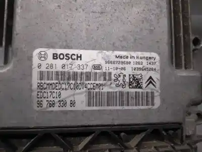 Second-hand car spare part ecu engine control for citroen c3 ii (sc_) 1.4 hdi 70 (sc8hzc sc8hr0 sc8hp4) oem iam references 9676833080  