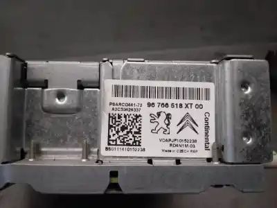 Second-hand car spare part audio system / radio cd for citroen c3 ii (sc_) 1.4 hdi 70 (sc8hzc sc8hr0 sc8hp4) oem iam references 96766518xt  