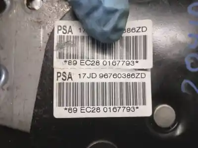 Pezzo di ricambio per auto di seconda mano leva del freno a mano per citroen c3 ii (sc_) 1.4 hdi 70 (sc8hzc sc8hr0 sc8hp4) riferimenti oem iam 96760386zd  