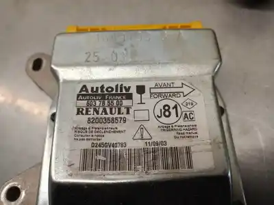 Автозапчастина б/у блок управління подушками безпеки для renault espace iv (jk0) (2002->) 2.2 dci (jk07) посилання на oem iam 8200358579  603785500
