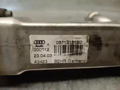 Pezzo di ricambio per auto di seconda mano raffreddatore egr per audi a8 d3 (4e2, 4e8) 4.0 tdi quattro riferimenti oem iam 057131636  