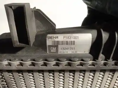 Second-hand car spare part intercooler for opel insignia a (g09) 2.0 cdti 4x4 (68) oem iam references 13241751 p1831001 behr 1302647
