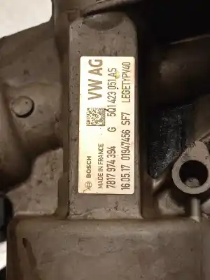 Автозапчастина б/у рульмова рейка для seat leon (5f1) 1.6 tdi посилання на oem iam 5q1423051as  