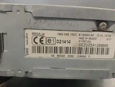 Peça sobressalente para automóvel em segunda mão sistema de áudio / rádio cd por seat leon (1m1) 1.9 tdi referências oem iam 1m0035152c  1m0035152c