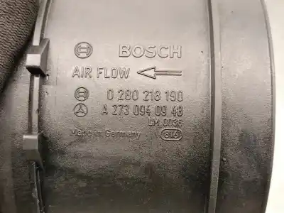 Автозапчастина б/у витратомір повітря для mercedes-benz clase cls (w219) 3.5 v6 cat посилання на oem iam a2730940948  0280218190