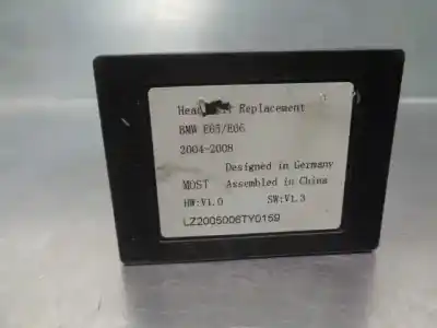 Peça sobressalente para automóvel em segunda mão módulo eletrônico por bmw serie 7 (e65/e66) 3.0 turbodiesel cat referências oem iam sw:v1.3