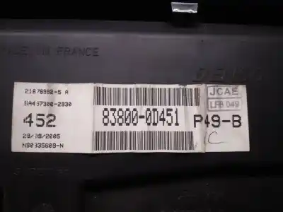 Second-hand car spare part dashboard for toyota yaris (ncp1/nlp1/scp1) 1.4 d-4d linea luna oem iam references 838000d451  
