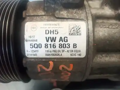 Автозапчасти б/у компрессор кондиционера воздуха за seat leon (5f1) 1.6 tdi ссылки oem iam 5q0816803b  01141543