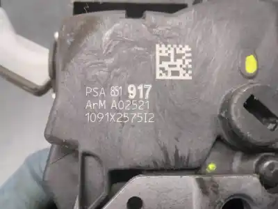 Автозапчасти б/у замок передней правой двери за peugeot 508 i (8d_) 1.6 thp ссылки oem iam 9136gz  