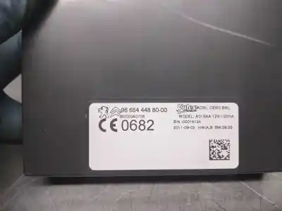 Pezzo di ricambio per auto di seconda mano modulo elettronico per peugeot 508 allure riferimenti oem iam 9665444880  