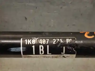 Автозапчасти б/у передняя левая трансмиссия за volkswagen jetta (1k2) 1.9 tdi ссылки oem iam 1k0407271bl  