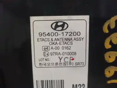 Автозапчастина б/у блок управління іммобілізатором для hyundai matrix (fc) motor 1.6 ltr. - 76 kw cat посилання на oem iam 9540017200  97ra010008