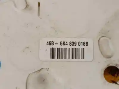 Автозапчастина б/у замок заднього правого дверя для volkswagen golf vi (5k1) 1.4 16v tsi посилання на oem iam 5k4839016b  