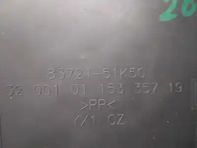 Peça sobressalente para automóvel em segunda mão forra / revestimento da porta dianteira esquerda por suzuki splash a5b 1.0 12v cat referências oem iam 8372151k50  