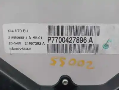 Автозапчастина б/у панель інструментів для renault scenic (ja..) 1.9 dci authentique посилання на oem iam 7700427896a  21657282a