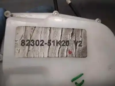 Автозапчастина б/у замок дверей заднього лівого для suzuki splash a5b 1.0 12v cat посилання на oem iam 8230251k20  