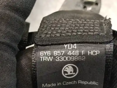 Автозапчасти б/у задний правый ремень безопасности за skoda fabia (6y2/6y3) 1.9 sdi cat (asy) ссылки oem iam 6y6857448f  