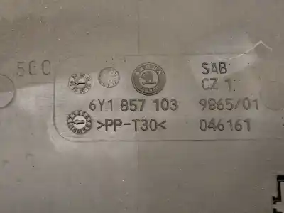 Автозапчастина б/у бардачок для skoda fabia (6y2/6y3) 1.9 sdi cat (asy) посилання на oem iam 6y1857103  