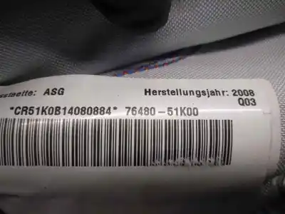 Автозапчасти б/у передняя правая подушка безопасности за suzuki splash a5b 1.0 12v cat ссылки oem iam 7648051k00  