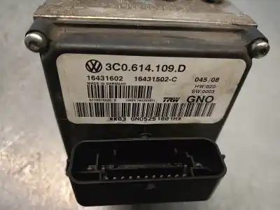 Pezzo di ricambio per auto di seconda mano abs per volkswagen passat b6 variant (3c5) 2.0 tdi riferimenti oem iam 3c0614109d  16431602
