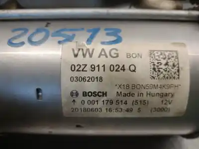Автозапчасти б/у двигатель запускается за seat leon (5f1) 1.4 16v tsi ссылки oem iam 02z911024q  0001179514