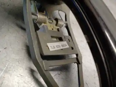 Автозапчастина б/у завнішня ручка задня ліва для volkswagen touareg (7la, 7l6, 7l7) 2.5 r5 tdi посилання на oem iam 7l0839885a  