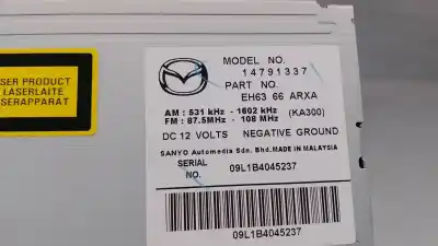Автозапчастина б/у аудіо система / радіо cd для mazda cx-7 (er) 2.2 mzr-cd awd (er10a) посилання на oem iam eh6366arxa  