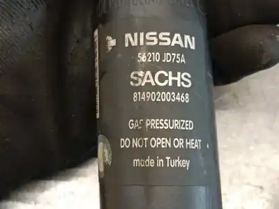 Pezzo di ricambio per auto di seconda mano ammortizzatore posteriore sinistro per nissan qashqai / qashqai +2 i (j10, nj10, jj10e) 2.0 dci riferimenti oem iam 56210jd75a  814902003468 Pezzo di ricambio per auto di seconda mano ammortizzatore posteriore sinistro per nissan qashqai / qashqai +2 i (j10, nj10, jj10e) 2.0 dci riferimenti oem iam 56210jd75a  814902003468