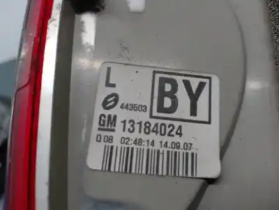 Second-hand car spare part left tailgate light for opel vectra c caravan 1.9 16v cdti cat (z 19 dth / lrd) oem iam references 13184024  