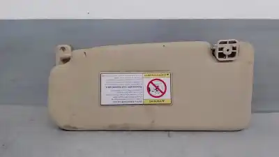 Second-hand car spare part right sunshade for ssangyong rodius 2.7 turbodiesel cat oem iam references 7614021303eaj  