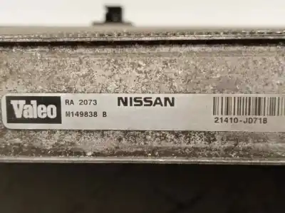 Pezzo di ricambio per auto di seconda mano radiatore d acqua per nissan qashqai / qashqai +2 i (j10, nj10, jj10e) 2.0 dci riferimenti oem iam 21410jd71b  m149838b Pezzo di ricambio per auto di seconda mano radiatore d acqua per nissan qashqai / qashqai +2 i (j10, nj10, jj10e) 2.0 dci riferimenti oem iam 21410jd71b  m149838b