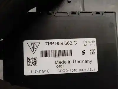 Peça sobressalente para automóvel em segunda mão módulo eletrônico por porsche cayenne (92a) 3.0 diesel referências oem iam 7pp959663c  111001910
