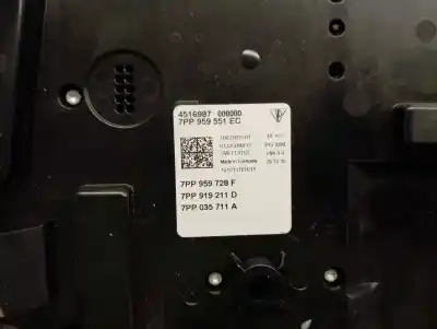 Second-hand car spare part multifunction switch for porsche cayenne (92a) 3.0 diesel oem iam references 7pp959728f  7pp919211d