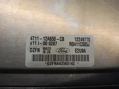 Second-hand car spare part ecu engine control for ford transit connect (tc7) 1.8 tdci cat oem iam references 4t1112a650cb  r0411c005j