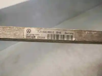 Pièce détachée automobile d'occasion refroidisseur d'huile de direction pour volkswagen touareg (7la, 7l6, 7l7) 2.5 r5 tdi références oem iam 7l6422885e  e6358