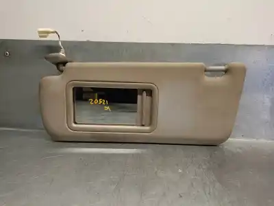 Second-hand car spare part left sunshade for kia cee´d 1.6 crdi cat oem iam references 852011h010ed