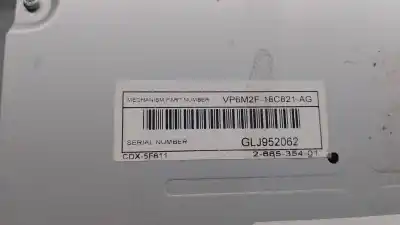 Peça sobressalente para automóvel em segunda mão sistema de áudio / rádio cd por ford focus lim. (cb4) 1.6 tdci cat referências oem iam 6m2f18c821ag  