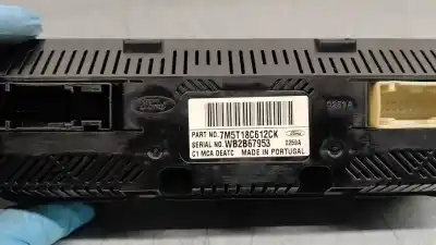 Peça sobressalente para automóvel em segunda mão comando de sofagem (chauffage / ar condicionado) por ford focus lim. (cb4) 1.6 tdci cat referências oem iam 7m5t18c612ck  