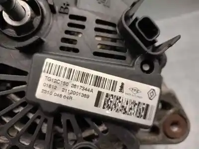 Автозапчасти б/у генератор за renault fluence (l3_) 1.5 dci (l30d l30l l306 l33f l33l l33m l33v l33w) ссылки oem iam 231004864r  2617344a