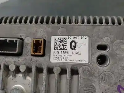 Second-hand car spare part multifunction display for infiniti fx 3.7 v6 (320 cv) 3.7 v6 oem iam references 280911ja0b  20765451