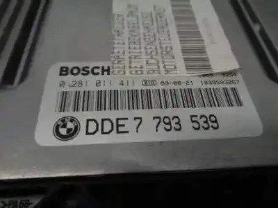 Piesă de schimb auto la mâna a doua unitate de control motor ecu pentru bmw serie 3 berlina (e46) 2.0 diesel cat referințe oem iam 7793539  0281011411