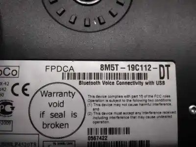 Second-hand car spare part electronic module for ford kuga (cbv) 2.0 tdci cat oem iam references 8m5t19c112  