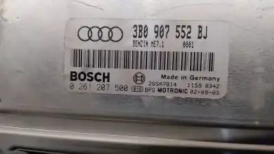 Second-hand car spare part ecu engine control for audi a6 avant (4b5) 2.4 (121kw) 170 cv / 125 kw oem iam references 3b0907552bj  0261207500