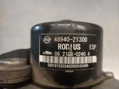 Pezzo di ricambio per auto di seconda mano abs per ssangyong rodius 2.7 turbodiesel cat riferimenti oem iam 4894021300  06210202404