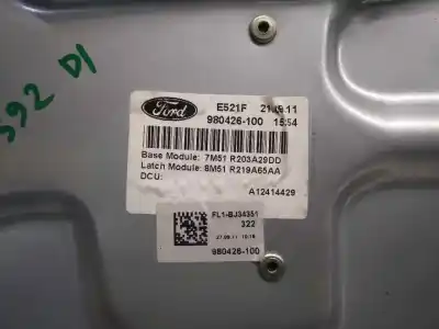 Second-hand car spare part driver left window regulator for ford kuga (cbv) 2.0 tdci cat oem iam references 7m51r203a29dd  1527943
