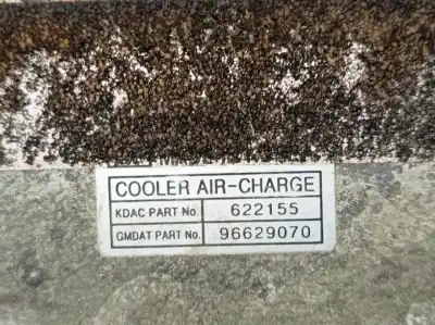 Peça sobressalente para automóvel em segunda mão intercooler por chevrolet captiva 2.0 vcdi lt referências oem iam 96629070  622155