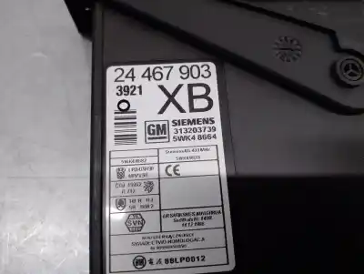 Second-hand car spare part electronic module for opel combo 1.6 cat (z 16 se / l55) oem iam references 24467903  5wk48664