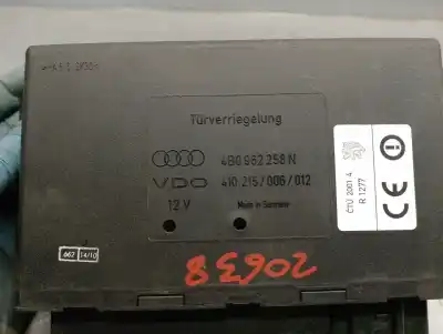 İkinci el araba yedek parçası konfor modülü için audi a6 avant (4b5) 2.4 (121kw) 170 cv / 125 kw oem iam referansları 4b0962258n vd0 410215006012