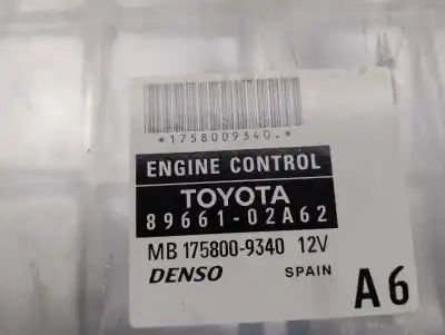 Автозапчасти б/у блок управления двигателем за toyota corolla (_e12_) 2.0 d-4d (cde120r_, cde120l_) ссылки oem iam 8966102a62  mb1758009340